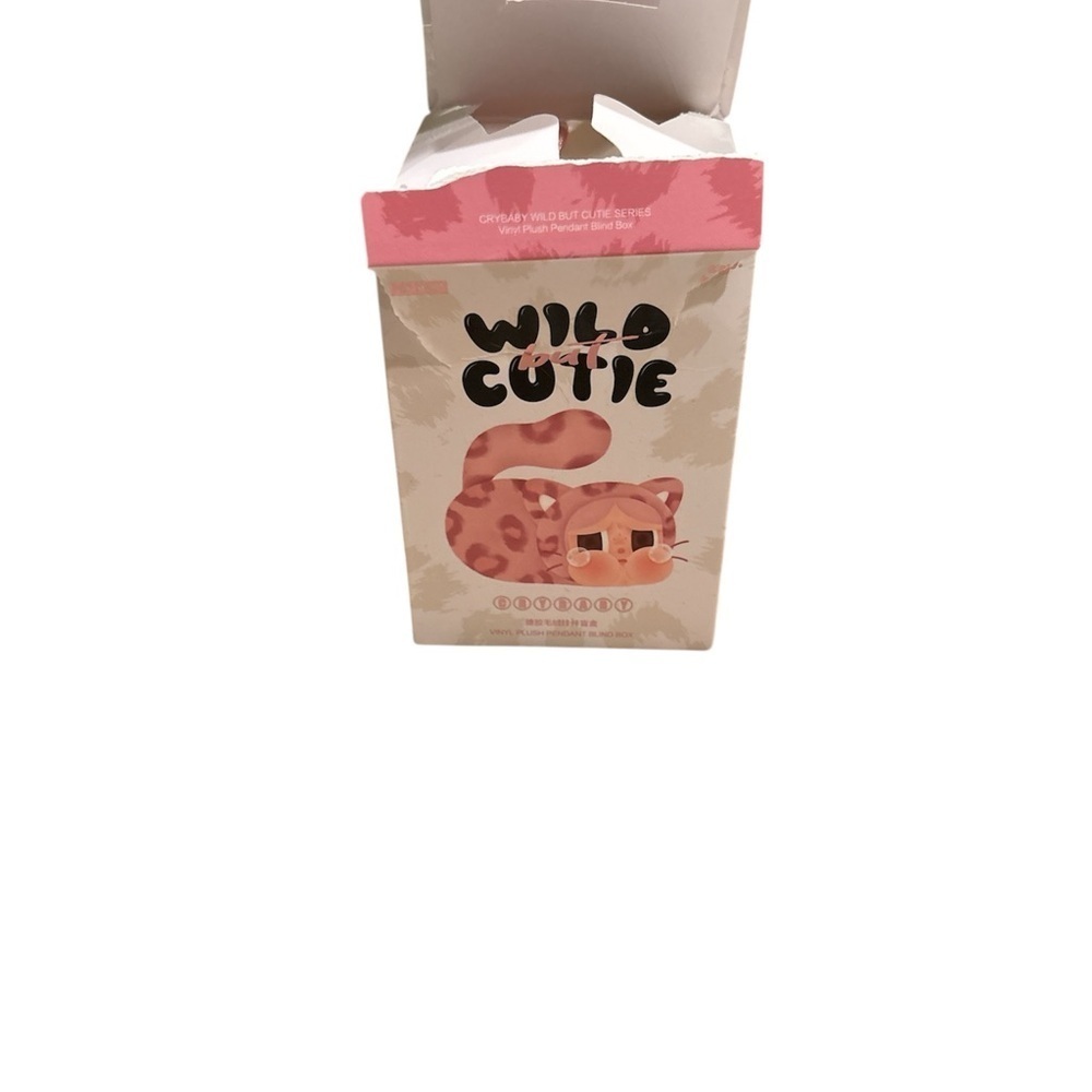 Wild Cutie Pink and Purple crybaby figure box. Box only. Box is ripped see pics